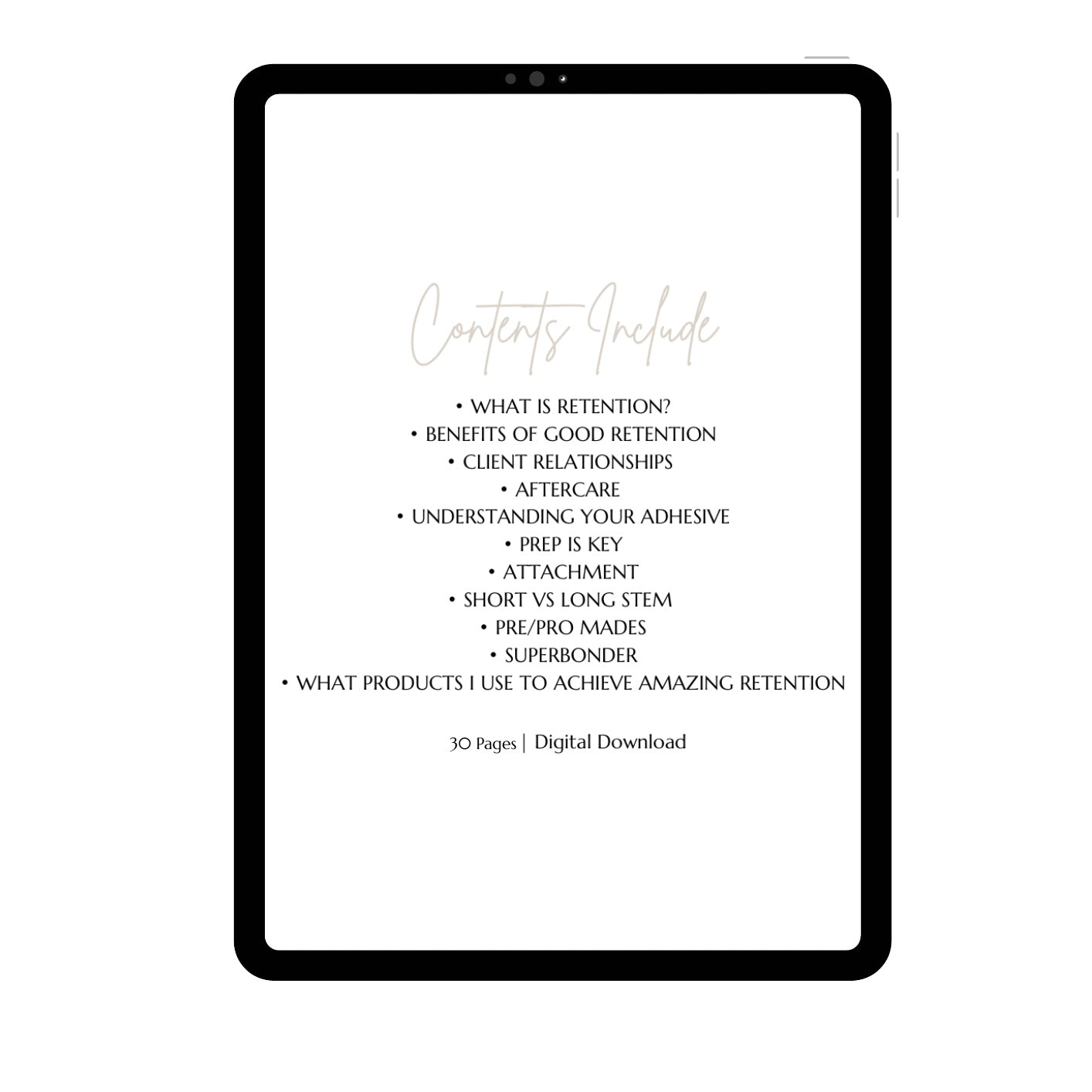 Retention Blueprint - Secrets to longer lasting lashes