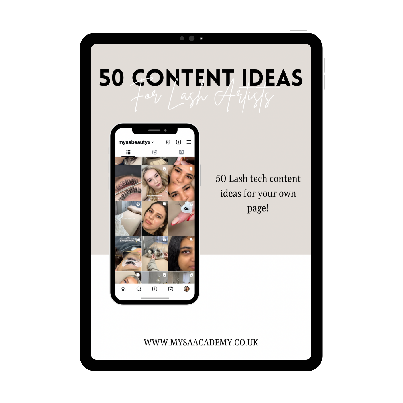 50 Content Ideas For Lash Artists