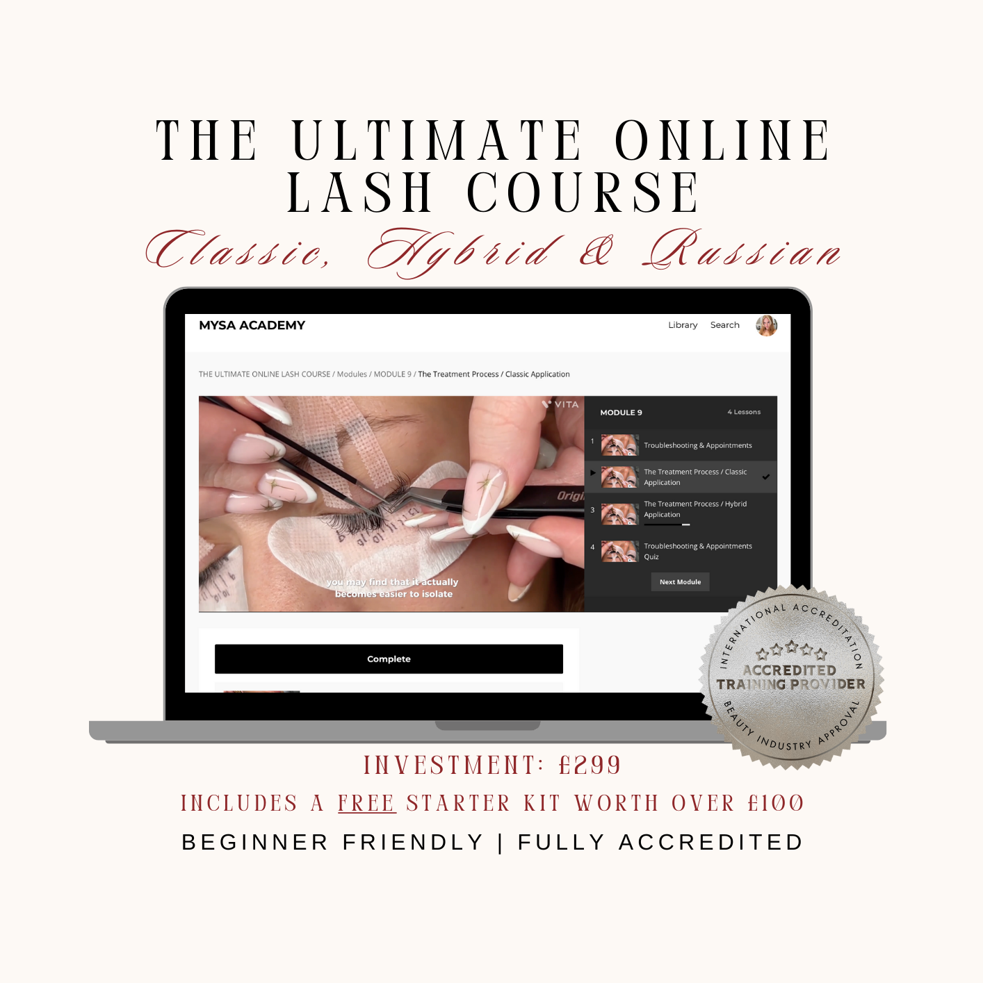 The Ultimate Online Lash Course